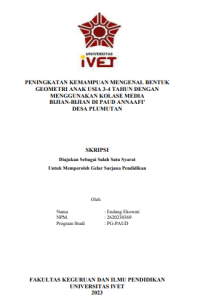 PENINGKATAN KEMAMPUAN MENGENAL BENTUK GEOMETRI ANAK USIA 3-4 TAHUN DENGAN MENGGUNAKAN KOLASE MEDIA BIJIAN-BIJIAN DI PAUD ANNAAFI'
DESA PLUMUTA