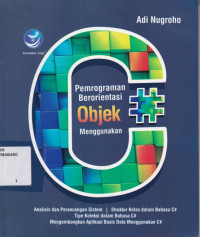 Pemrograman Berorientasi Objek Menggunakan C#