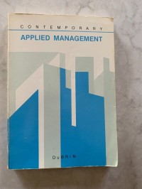 Contemporary applied management