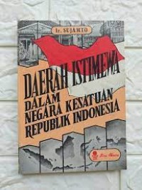 Daerah Istimewa Dalam Negara Kesatuan Republik Indonesia
