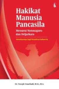 hakikat manusia pancasila