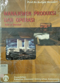 Manajemen produksi dan operasi