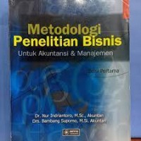 Metodologi Penelitian Bisnis untuk akuntansi &manajemen