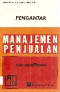 Pengantar Manajemen Penjualan