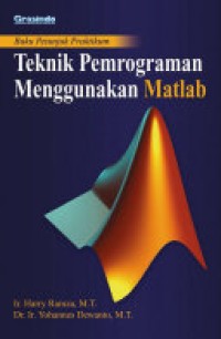 Teknik pemrograman menggunakan matlab