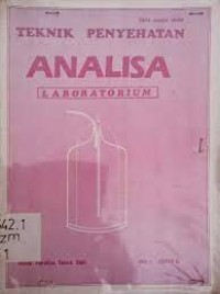 Teknik Penyehatan Analisa Laboraturium Untuk Fakultas Teknik Sipil