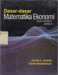 Dasar-dasar Matematika Ekonomi