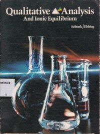 Qualitative analysis and ionic equilibrium